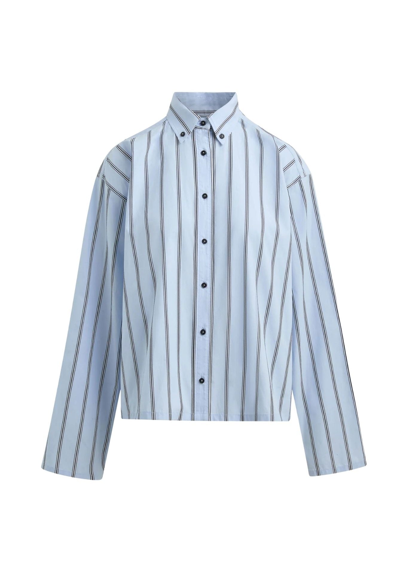 Brandon Maxwell The Javi Boxy Button Down Shirt - Vermillion