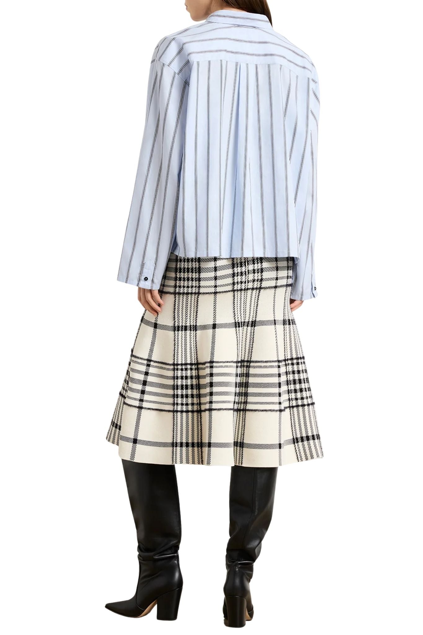 Brandon Maxwell The Javi Boxy Button Down Shirt - Vermillion