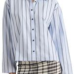 Brandon Maxwell The Javi Boxy Button Down Shirt - Vermillion