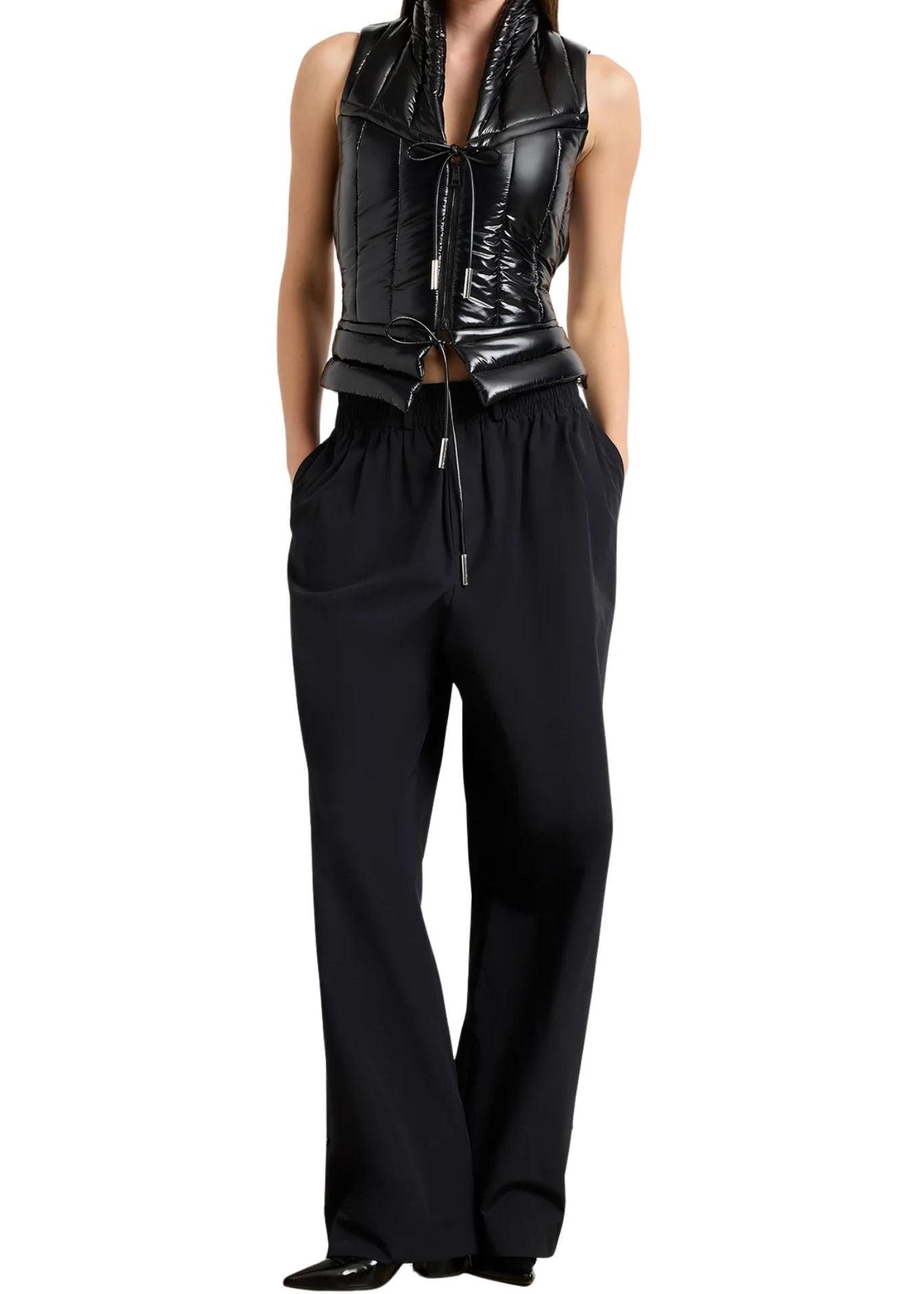 Brandon Maxwell The Maria Water Resistant Padded Gillet - Vermillion