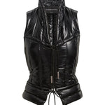 Brandon Maxwell The Maria Water Resistant Padded Gillet - Vermillion