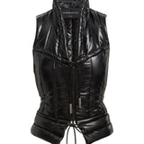 Brandon Maxwell The Maria Water Resistant Padded Gillet - Vermillion