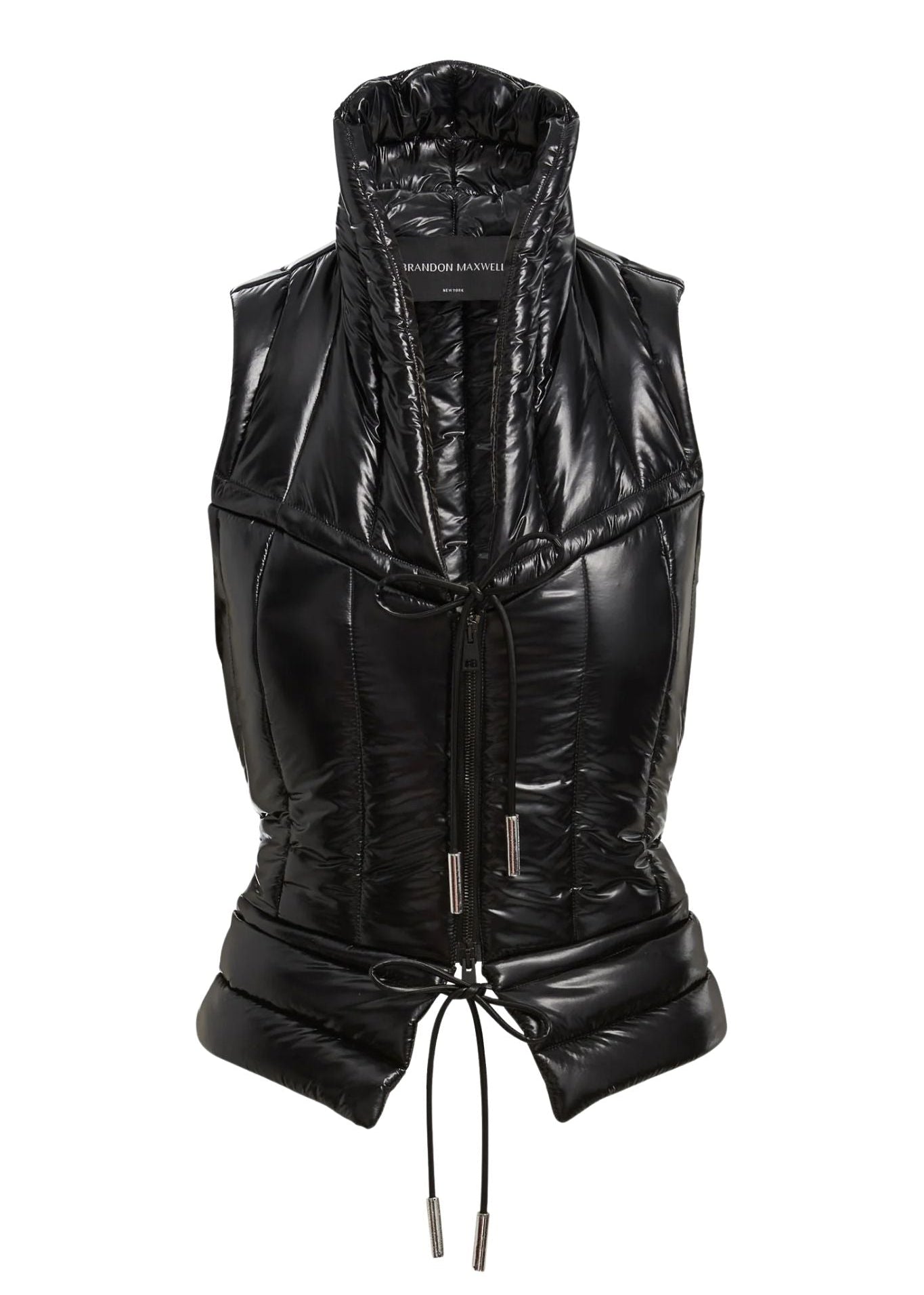 Brandon Maxwell The Maria Water Resistant Padded Gillet - Vermillion