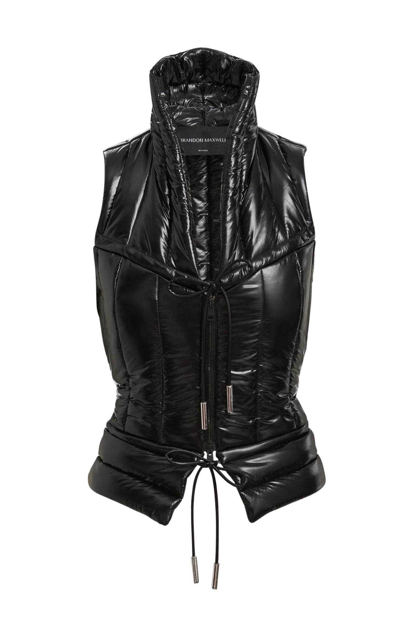 Brandon Maxwell The Maria Water Resistant Padded Gillet - Vermillion