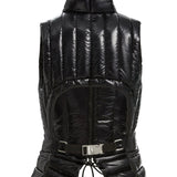 Brandon Maxwell The Maria Water Resistant Padded Gillet - Vermillion