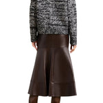 Brandon Maxwell The Posie Half Zip Sweater With Sleeve Pocket - Vermillion