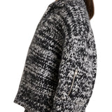 Brandon Maxwell The Posie Half Zip Sweater With Sleeve Pocket - Vermillion