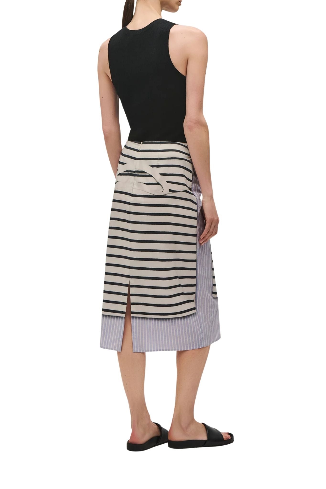 Brandon Maxwell Townes Pencil Skirt - Vermillion
