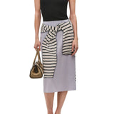 Brandon Maxwell Townes Pencil Skirt - Vermillion