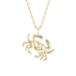 Brent Neale Large Zodiac Pendant on 18" Chain - Vermillion