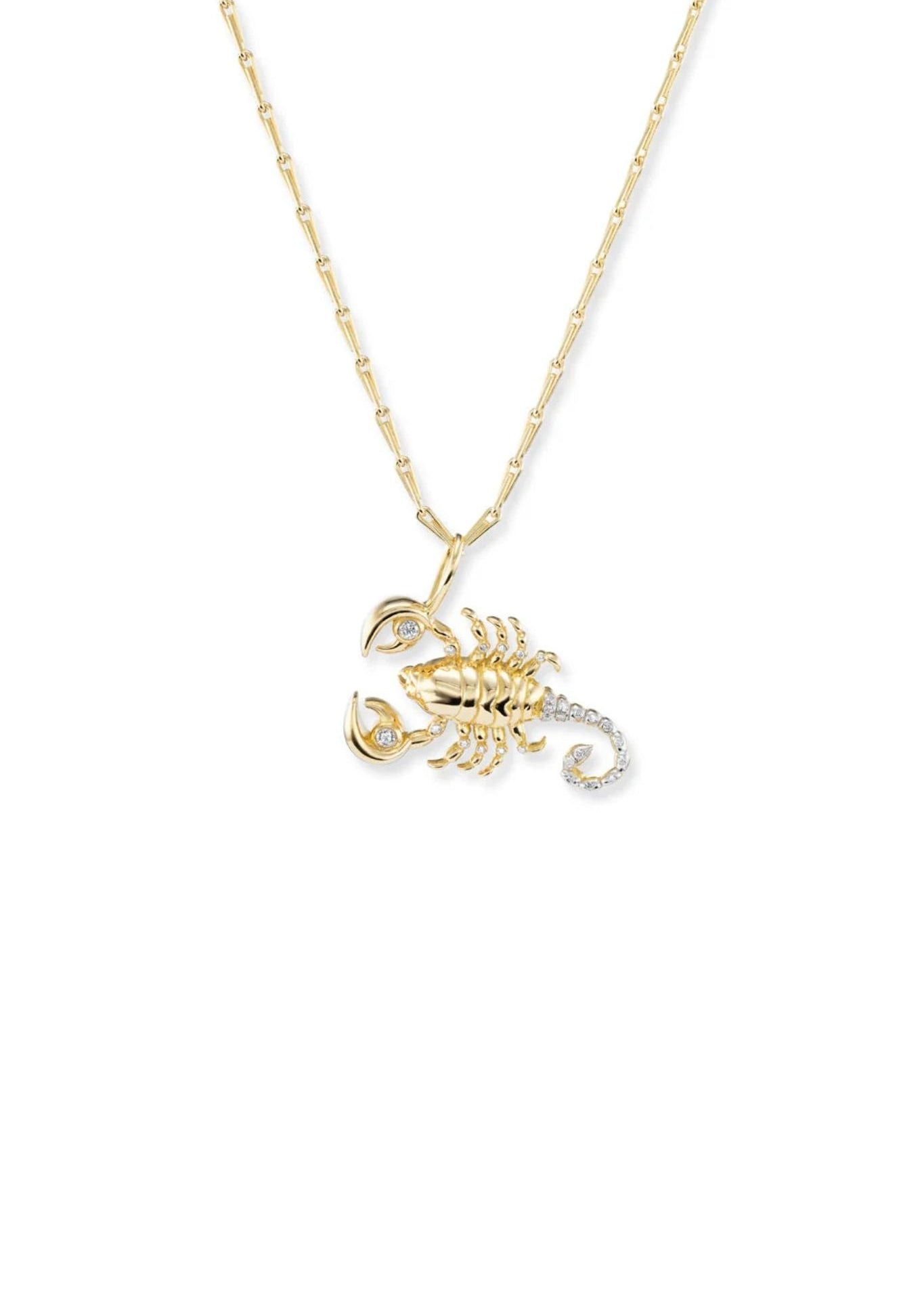 Brent Neale Medium Zodiac Pendant on 18" Chain - Vermillion