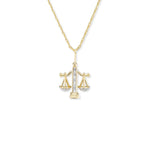 Brent Neale Medium Zodiac Pendant on 18" Chain - Vermillion