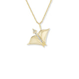 Brent Neale Medium Zodiac Pendant on 18" Chain - Vermillion