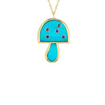 Brent Neale Mini Mushroom Pendant - Vermillion