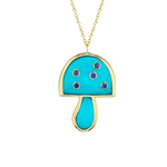 Brent Neale Mini Mushroom Pendant - Vermillion