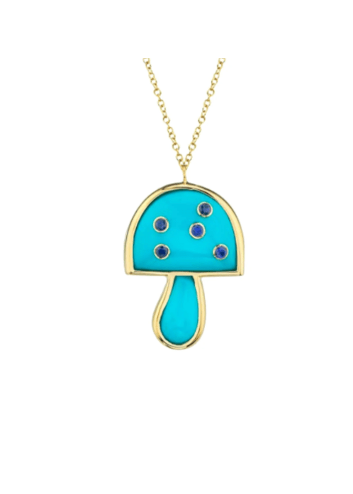 Brent Neale Mini Mushroom Pendant - Vermillion