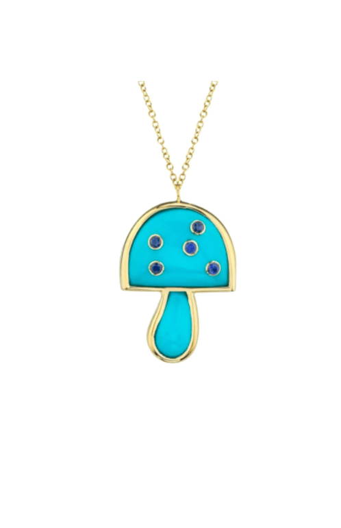 Brent Neale Mini Mushroom Pendant - Vermillion