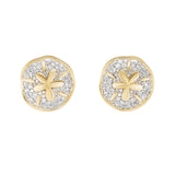 Brent Neale Pavé Diamond Sand Dollar Earrings - Vermillion