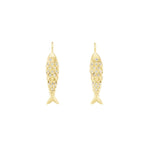 Brent Neale Small Fish Earrings - Vermillion