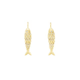 Brent Neale Small Fish Earrings - Vermillion