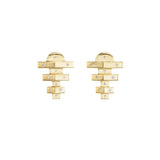 Brent Neale Small Hopscotch Earrings - Vermillion