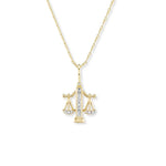 Brent Neale Small Zodiac Pendant on 16" Chain - Vermillion