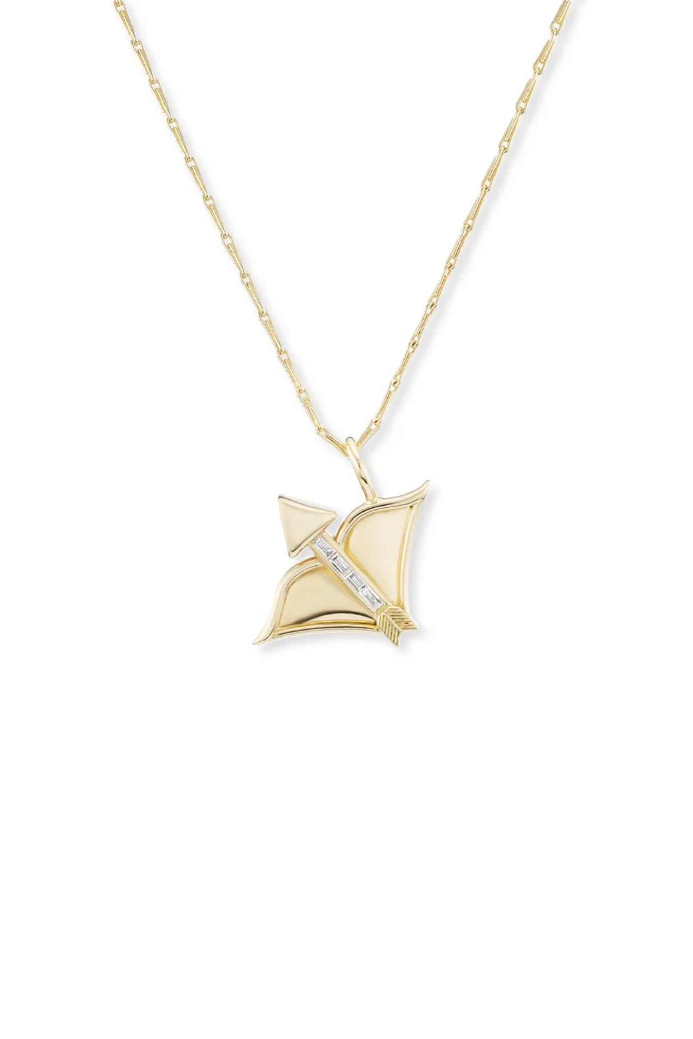 Brent Neale Small Zodiac Pendant on 16" Chain - Vermillion