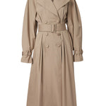 Carolina Herrera A - Line Trench Coat - Vermillion
