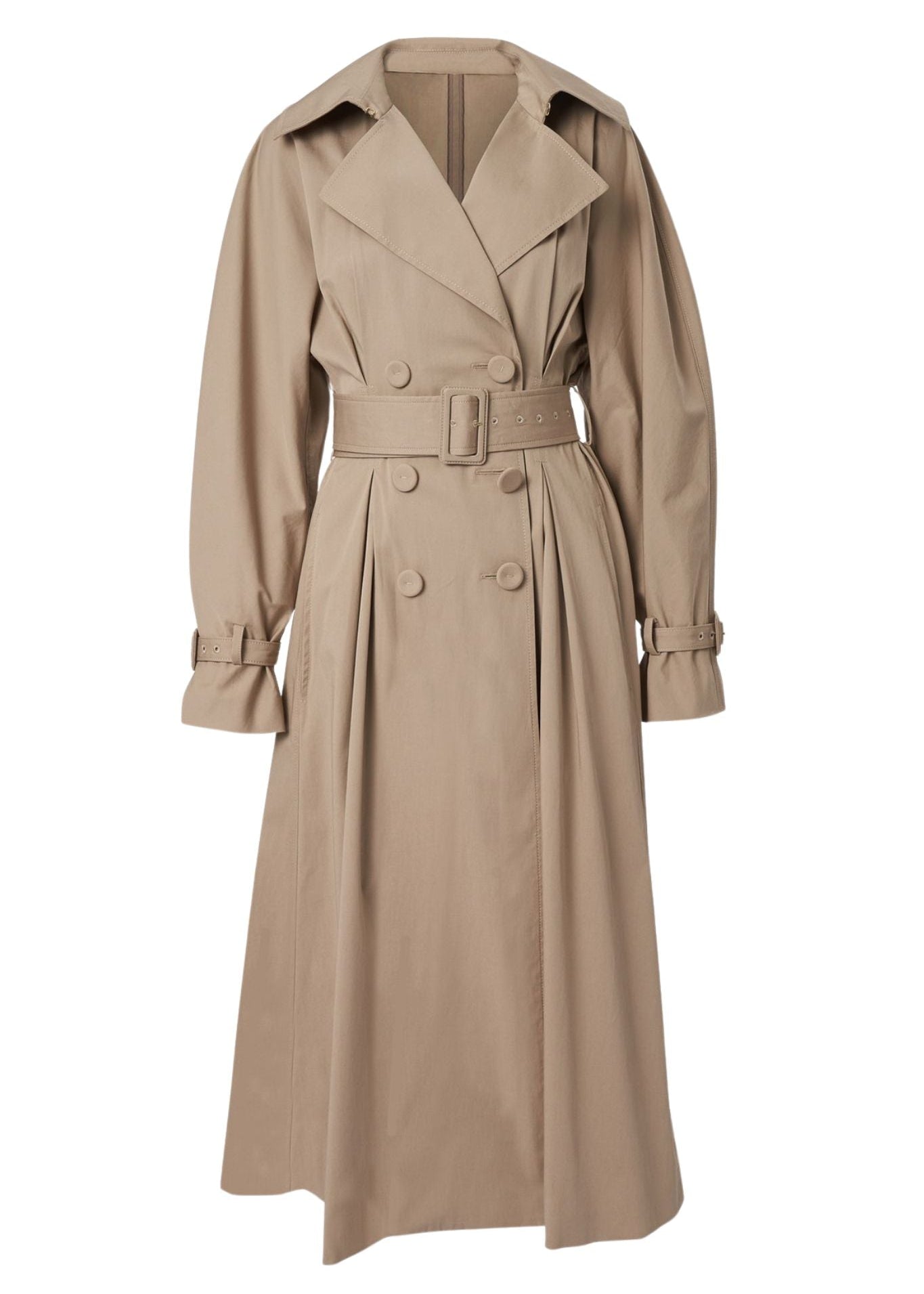 Carolina Herrera A - Line Trench Coat - Vermillion