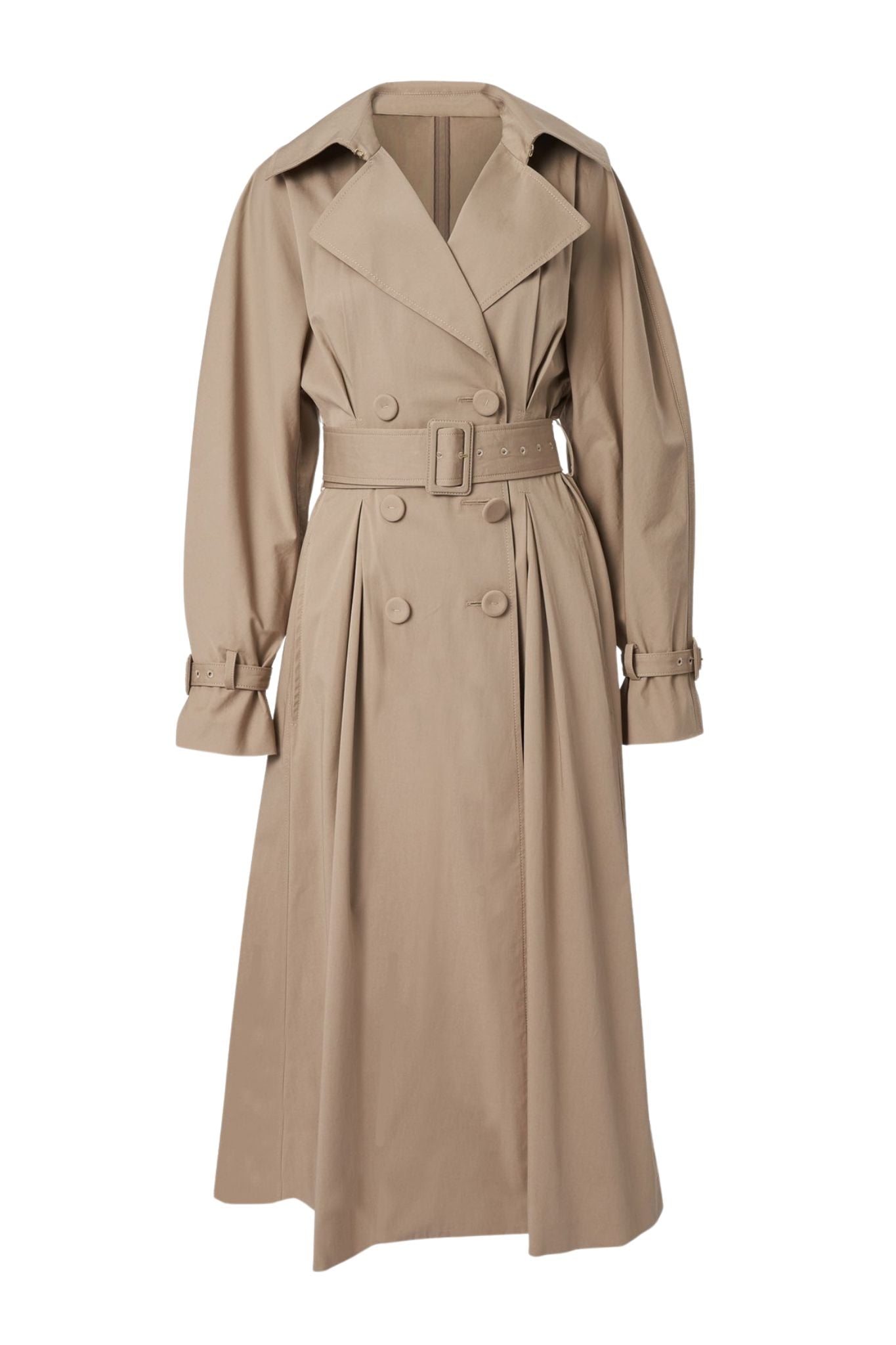 Carolina Herrera A - Line Trench Coat - Vermillion