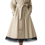 Carolina Herrera A - Line Trench Coat - Vermillion