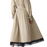 Carolina Herrera A - Line Trench Coat - Vermillion