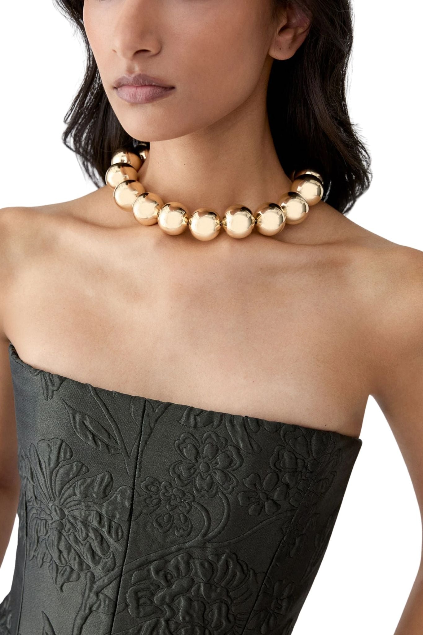 Carolina Herrera Ball Necklace - Vermillion