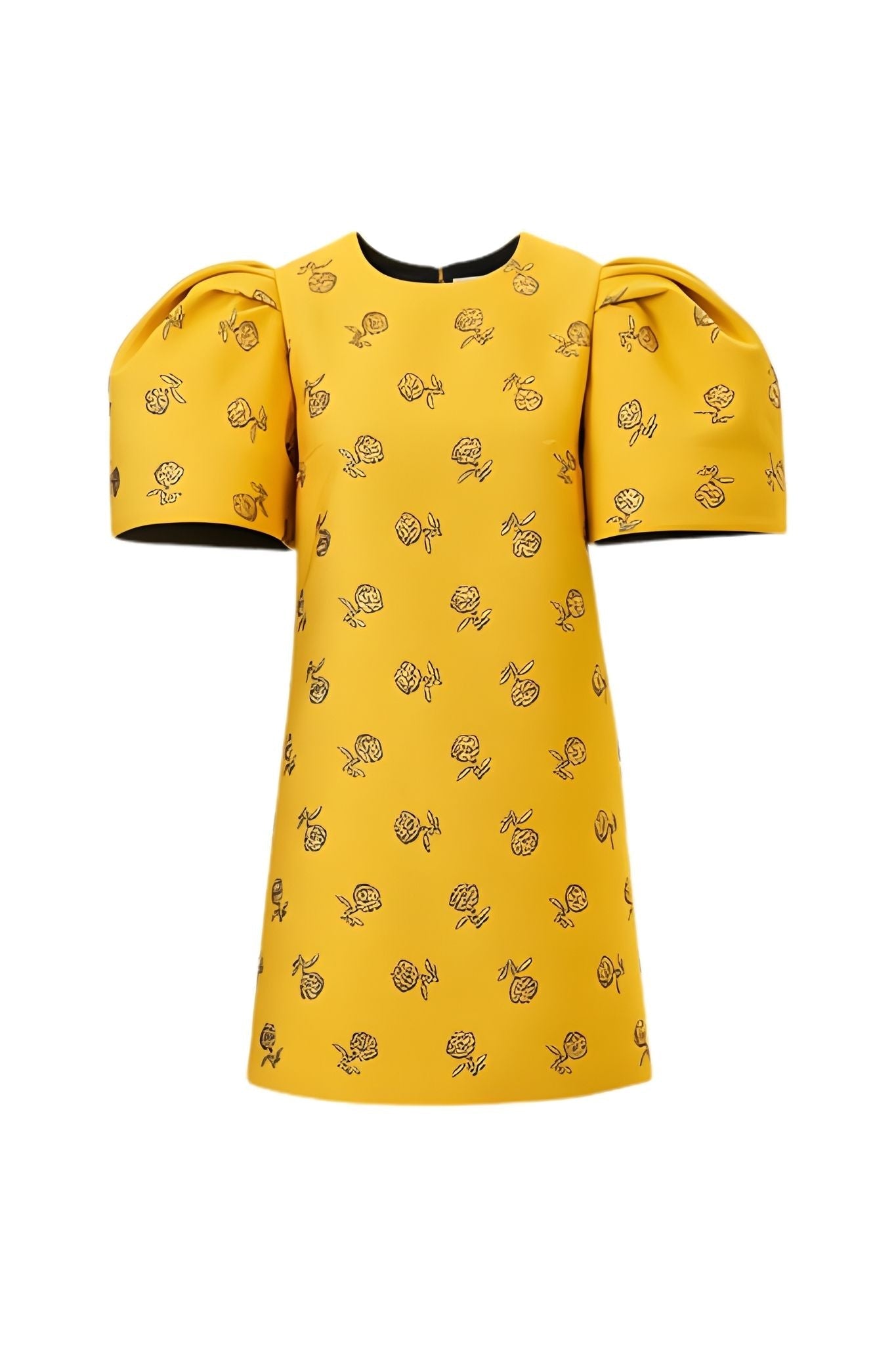 Carolina Herrera Bell SLV Crewneck Shift Dress - Vermillion