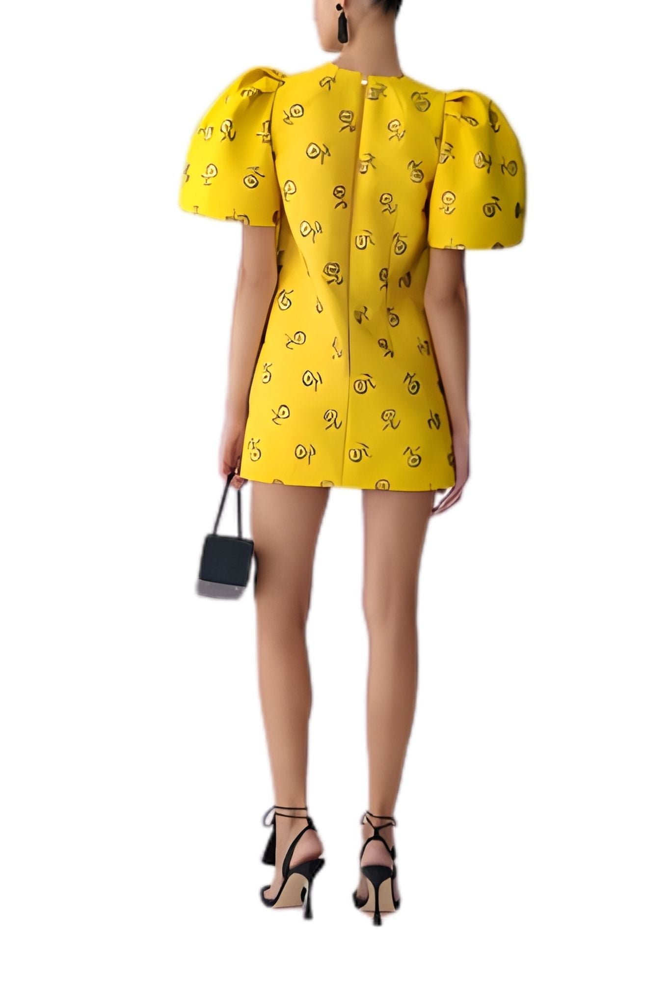 Carolina Herrera Bell SLV Crewneck Shift Dress - Vermillion