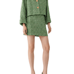 Carolina Herrera Cropped Boxy Jacket - Vermillion