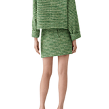 Carolina Herrera Cropped Boxy Jacket - Vermillion