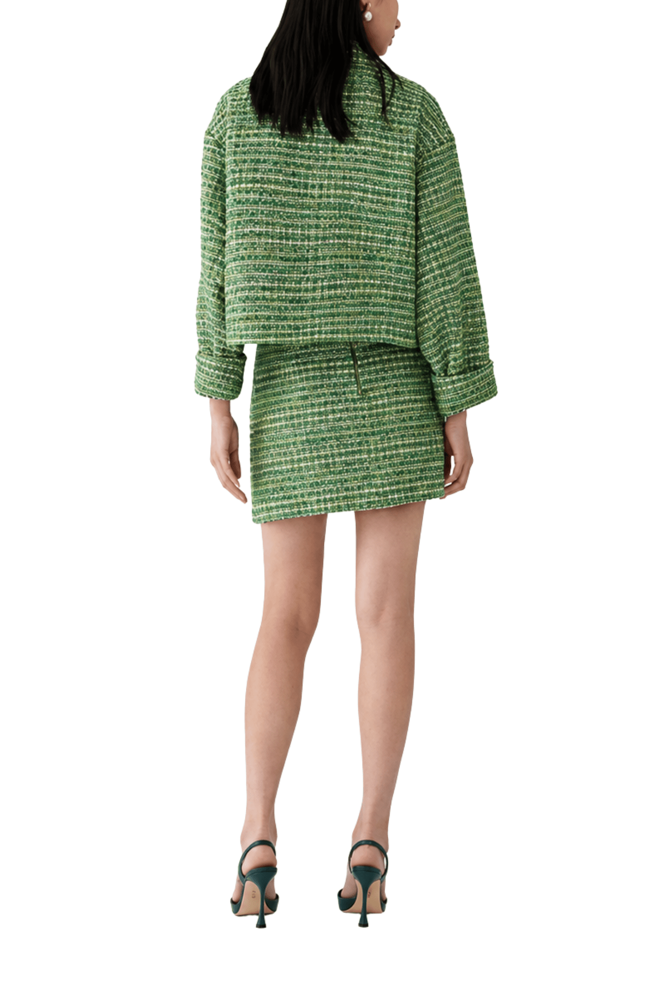 Carolina Herrera Cropped Boxy Jacket - Vermillion