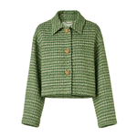 Carolina Herrera Cropped Boxy Jacket - Vermillion