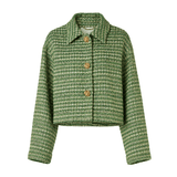 Carolina Herrera Cropped Boxy Jacket - Vermillion