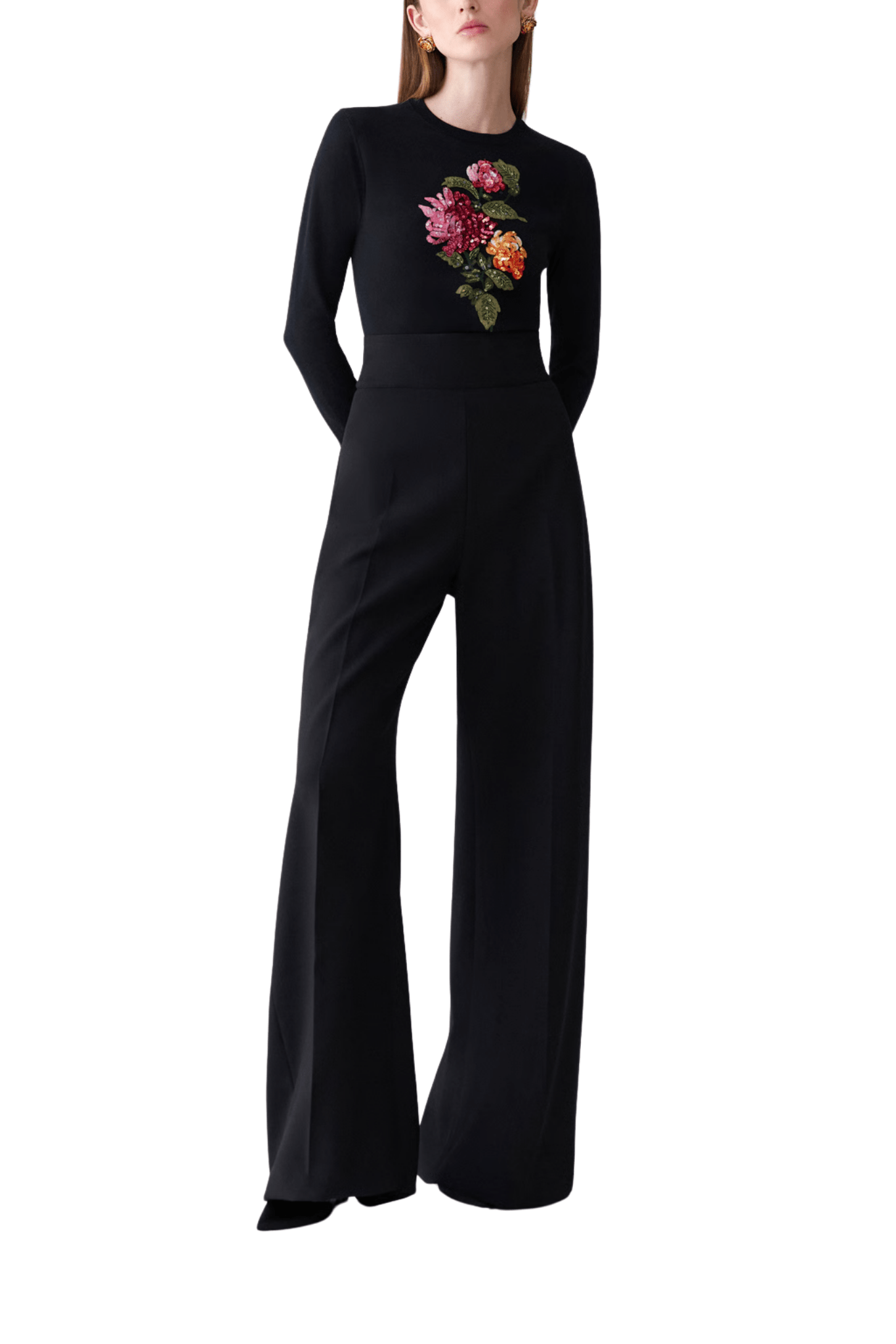 Carolina Herrera Diana Pant - Vermillion