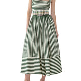 Carolina Herrera Halter Dress with Ruched Bodice - Vermillion