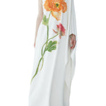 Carolina Herrera One Shoulder Column Gown - Vermillion
