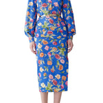 Carolina Herrera Ruched Midi Skirt - Vermillion