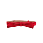 Carolina Herrera Silk Faille Bow Belt - Vermillion