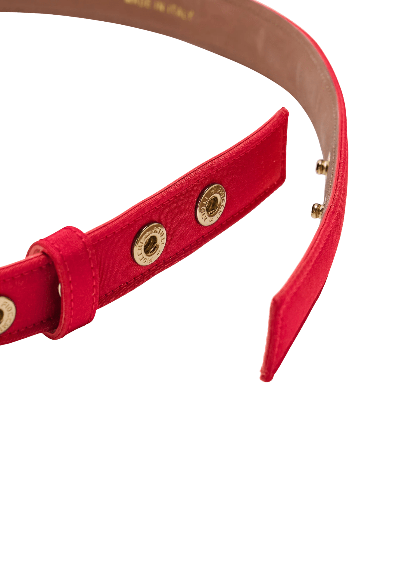 Carolina Herrera Silk Faille Bow Belt - Vermillion