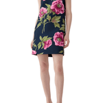 Carolina Herrera Sleeveless Crewneck Shift Dress - Vermillion