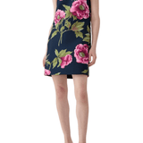 Carolina Herrera Sleeveless Crewneck Shift Dress - Vermillion