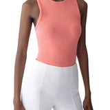 Carolina Herrera Sleeveless Tank - Vermillion