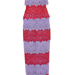 Carolina Herrera Strapless Ankle Length Dress - Vermillion